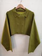 アメリ ジャケットストライクショートニット|AMERI