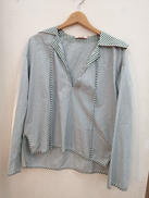 コットンストライプシャツ|BACCA