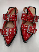 ダブルベルトパンプス|GANNI