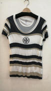 フロントロゴボーダーカットソー|TORY BURCH