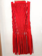 ウールメルトンフリンジスカート|SACAI