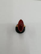 K18石付リング|-