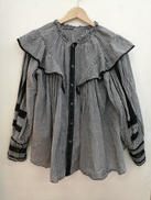 ギンガムチェックフリルブラウス|SNIDEL