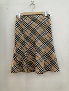 チェックフレアスカート|BURBERRY BLUE LABEL