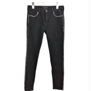 HYSTERIC GLAMOUR スタッズ付デニムパンツ|HYSTERIC GLAMOUR
