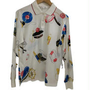 LEONARD SPORT 総柄L/Sポロシャツ|LEONARD SPORT