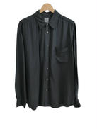 SOE レーヨン無地ロングスリーブシャツ|SOE