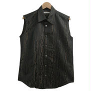 ジャガードミリタリーノースリーブシャツ|JOHN LAWRENCE SULLIVAN