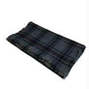 JIL SANDER アンゴラ混チェックマフラー|JIL SANDER