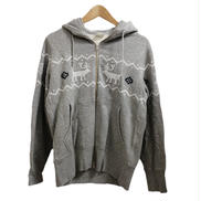 LOOPWHEELER 雪柄刺繍ジップアップパーカー|LOOPWHEELER