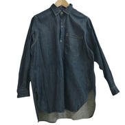 45RPM ハーフボタンプルオーバーデニムシャツ|45RPM