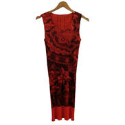 PLEATS PLEASEノースリーブ総柄プリーツワンピース|PLEATS PLEASE