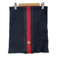 GUCCI 蜂刺繍ウールマフラー|GUCCI