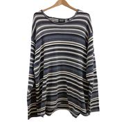 DKNY ボーダービッグシルエットニット|DKNY