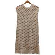 Y'S FOR LIVING コットン透かし編みロングベスト|Y'S FOR LIVING