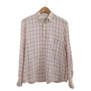 CANCLINI 麻混チェック長袖シャツ|SUNSHINE+CLOUD