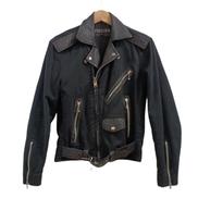 JIMSINN コットンレザーライダースジャケット|JIMSINN