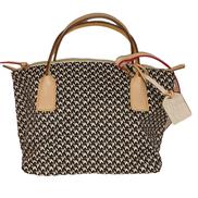 幾何学ナイロンショルダーバック|ROBERTA PIERI