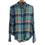 リネンチェックシャツ|RALPH LAUREN