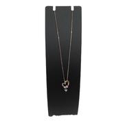 オープンハートシルバーネックレス|4℃