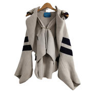 UNDERCOVER ライン入り変形カーディガン|UNDERCOVER