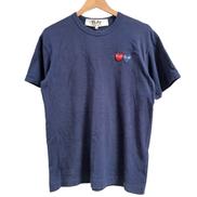 COMME DES GARCONS 胸元ハートパッチTシャツ|COMME DES GARCONS