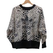 ADIDASレオパードスウェット|ADIDAS