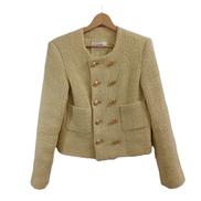 CELINE ノーカラーツイードジャケット|CELINE