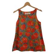 MARNI 水彩画デザインノースリーブカットソー|MARNI