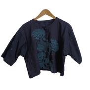 HAAT HEAET ノーカラー刺繍シャツ|HAAT HEAET