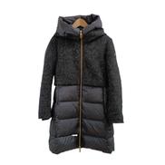 DUNO ツイード切り替えダウンコート|DUNO