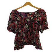 HYSTERICS スカルデザインシルクブラウス|HYSTERICS