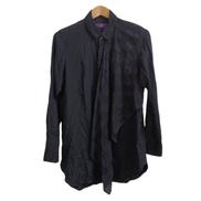 Y'S レース刺繍レイヤードレーヨン長袖シャツ|Y'S