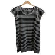 PLEATS PLEASE ボーダーミドル丈半袖カットソー|PLEATS PLEASE