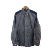 チェック切替スリーブコットン長袖シャツ|JUNYA WATANABE COMME DES GARCO