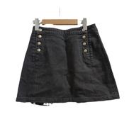 HYSTERIC GLAMOUR ブラックデニムミニスカート|HYSTERIC GLAMOUR