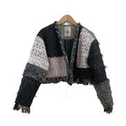 CURLY CHECK MOHAIR MARBLE TWEE|LEURLOGETTE