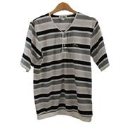 LACOSTE CHEMISEストライプ半袖トップス|LACOSTE