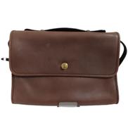 金ボタン 2WAYレザーショルダーバック|COACH