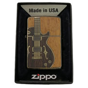 ZIPPO アンティーク木目ギターライター|ZIPPO