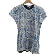 JIL SANDER 波模様コットンTシャツ|JIL SANDER