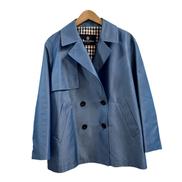 AQUASCUTUM SHORT TRENCH COAT|AQUASCUTUM