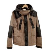 DIESEL ヘリンボーン柄フーディージャケット|DIESEL