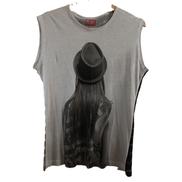DIESEL ノースリーブプリントカットソー|DIESEL