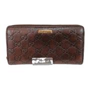 GG柄ラウンドファスナー長財布|GUCCI