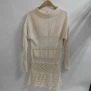 FUR FUR ニットゲージ切替ワンピース|fur fur