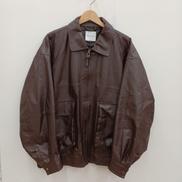 フェイクレザー ジップアップ ブルゾン|FREAK'S STORE