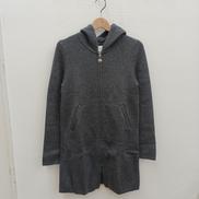 ジップアップロングニット|AGNES B.