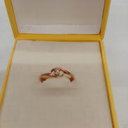 K10 ピンクゴールド ダイヤモンド リング|MILLUFLORA