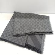 大判ウール/シルクGG柄ストール|GUCCI